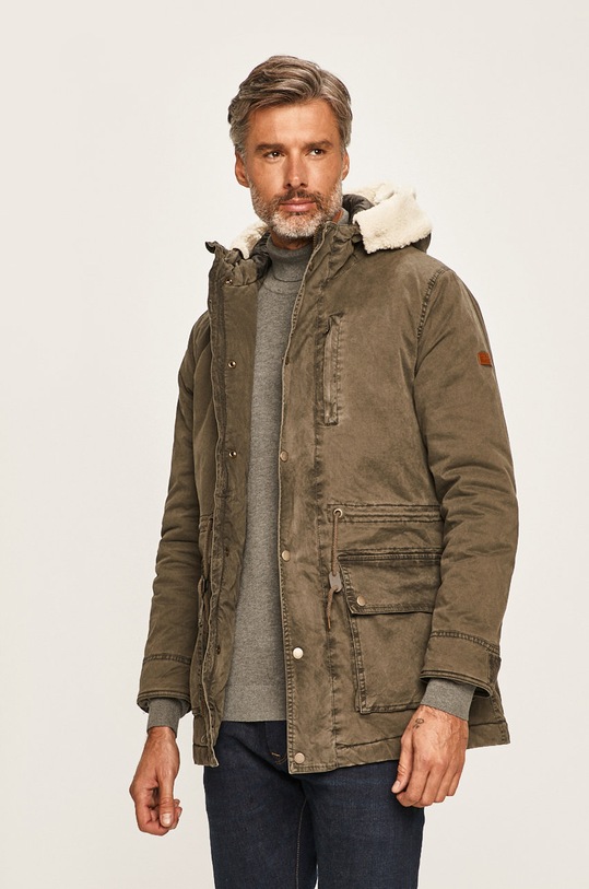 Pepe Jeans - Парка Mitsio з капюшоном бежевий PM402087