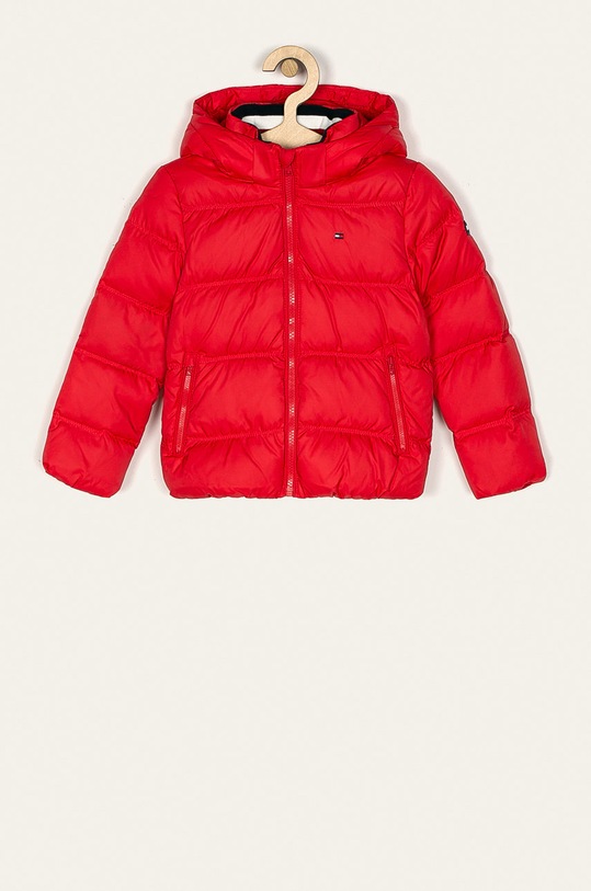 Tommy Hilfiger - Пухено яке 104-176 cm с изолация червен KB0KB04934