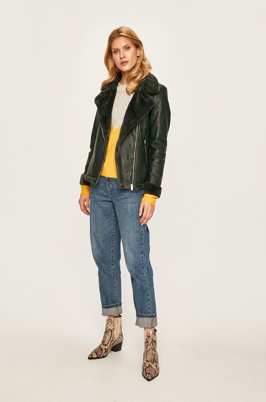 Jacqueline de Yong - Geaca 15184390 verde AW19