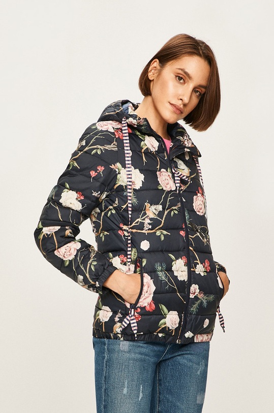 Femi Stories - Rövid kabát Franta enyhén szigetelt sötétkék FRANTA.