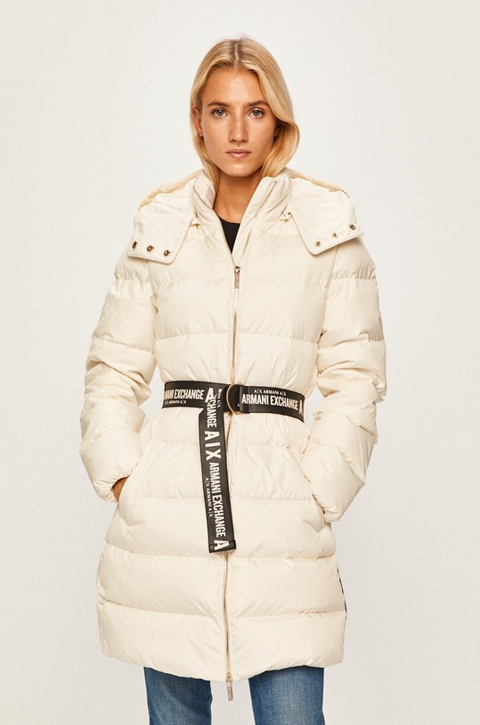 Armani Exchange - Bunda zateplené béžová 6GYK09.YNNAZ