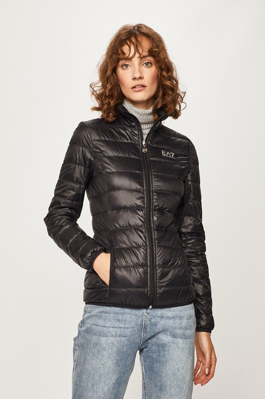 EA7 Emporio Armani - Rövid kabát könnyű pehelytoll fekete TN12Z.8NTB13
