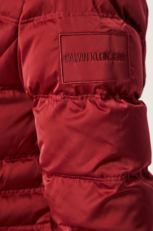 Calvin Klein Jeans - Bunda J20J211541 burgundské