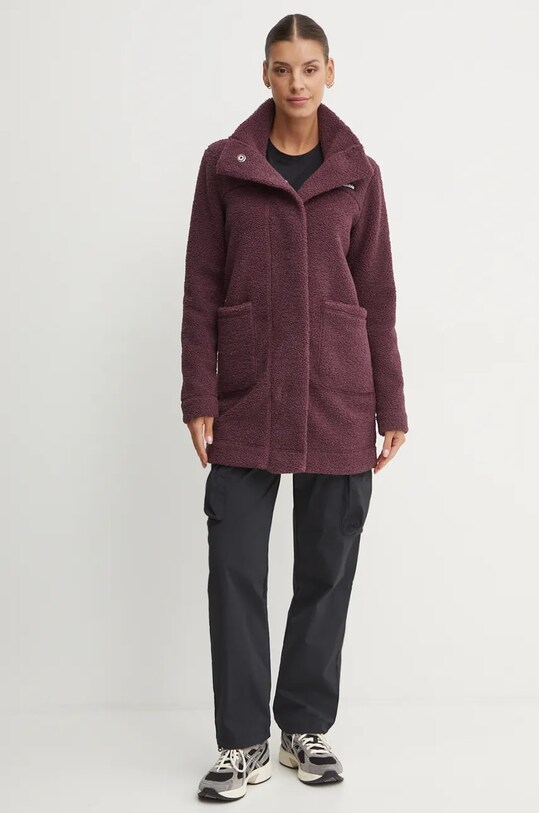 Bunda Columbia 1862582 burgundské AW24