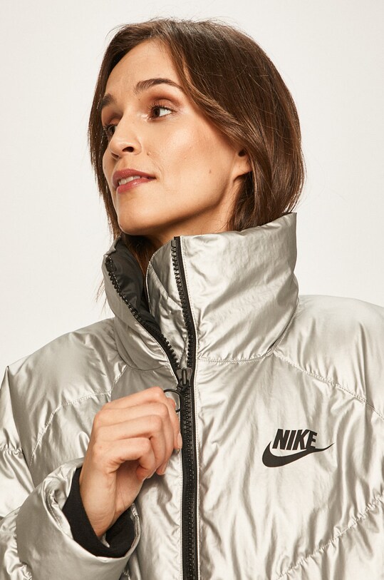 Nike Sportswear - Bunda stříbrná BV3135