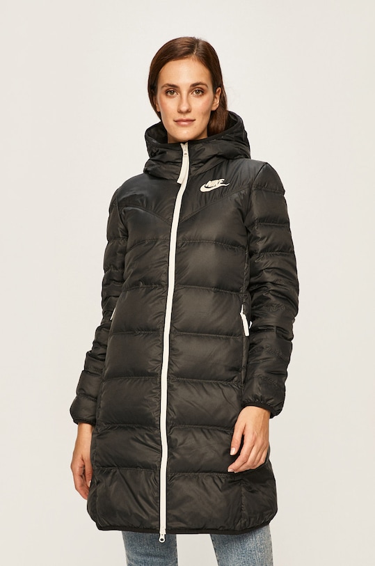 Nike Sportswear - Péřová bunda přechodné černá AQ0019.