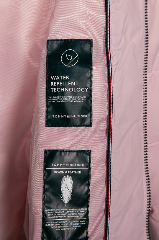 Detská páperová bunda Tommy Hilfiger 98-176 cm ružová KG0KG04682