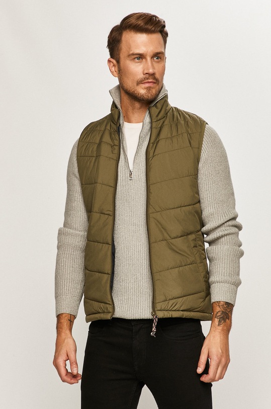 Produkt by Jack & Jones - Vesta jemné zateplenie zelená 12155855