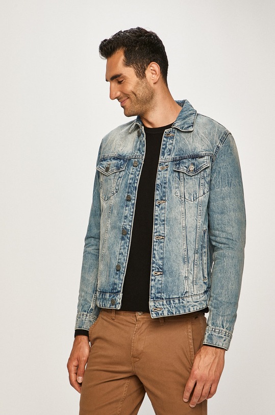 Only & Sons - Rifľová bunda modrá 22013597