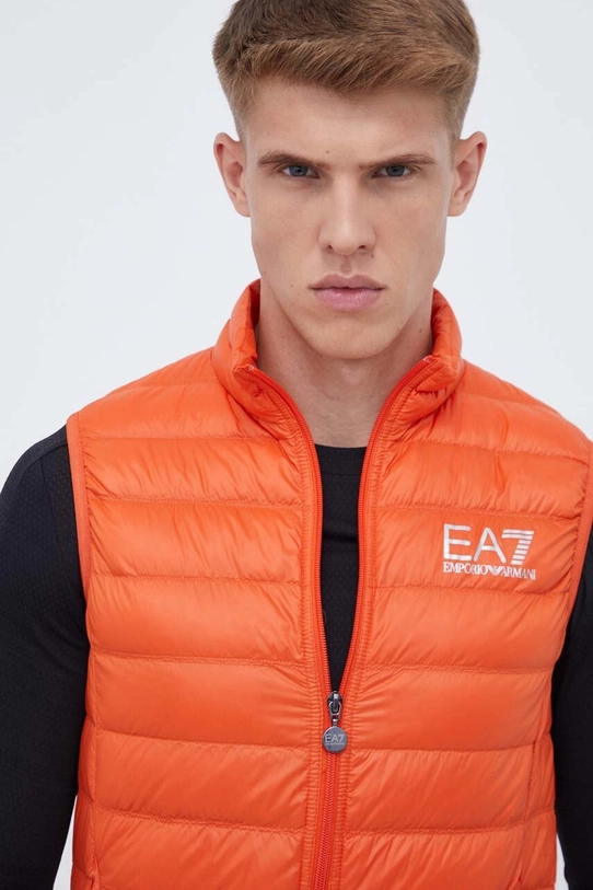 EA7 Emporio Armani bezrękawnik puchowy pomarańczowy PN29Z.8NPQ01