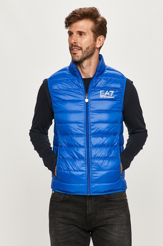 EA7 Emporio Armani bezrękawnik puchowy niebieski PN29Z.8NPQ01