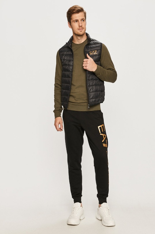 EA7 Emporio Armani bezrękawnik puchowy PN29Z.8NPQ01 czarny AA00