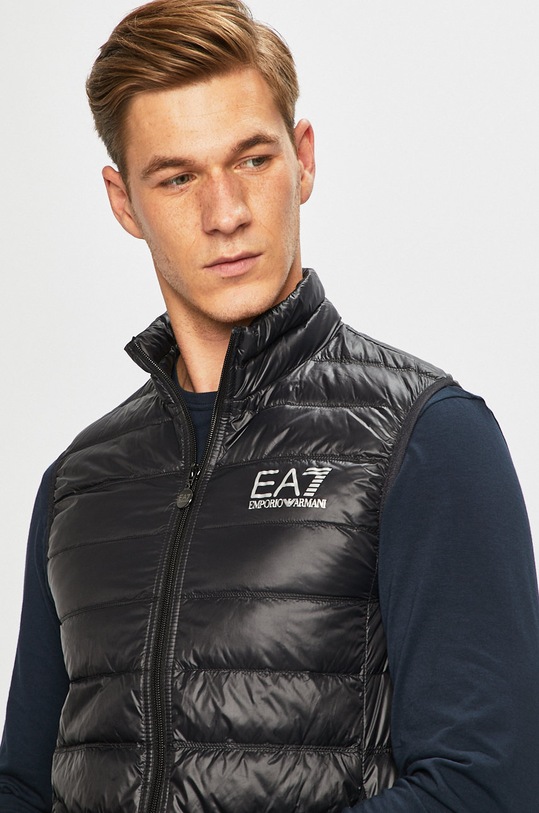 EA7 Emporio Armani bezrękawnik puchowy czarny PN29Z.8NPQ01