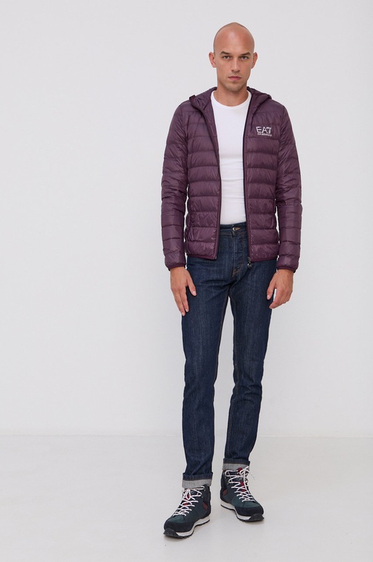 EA7 Emporio Armani Kurtka puchowa PN29Z.8NPB02 pozostałe fioletowy PN29Z.8NPB02