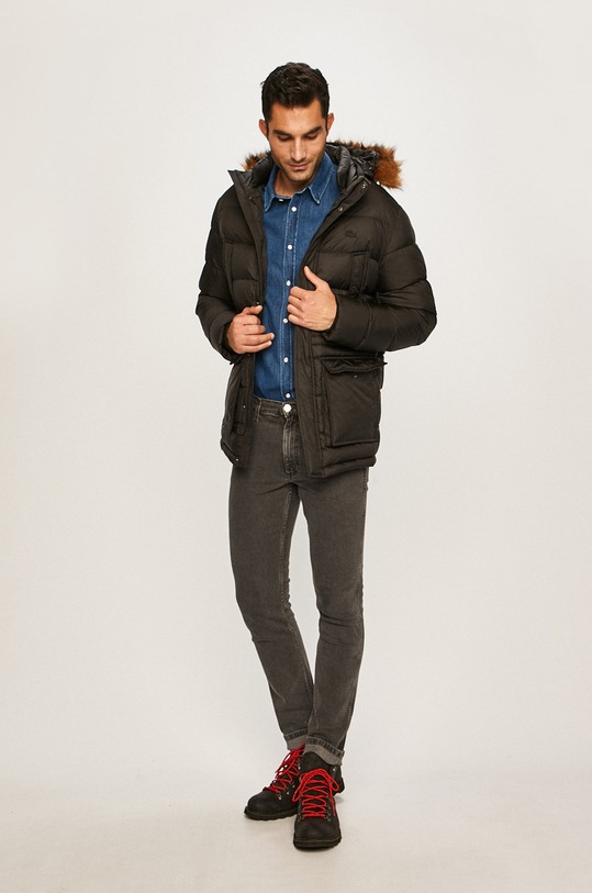 Lacoste - Geaca de puf BH2091 negru AW19