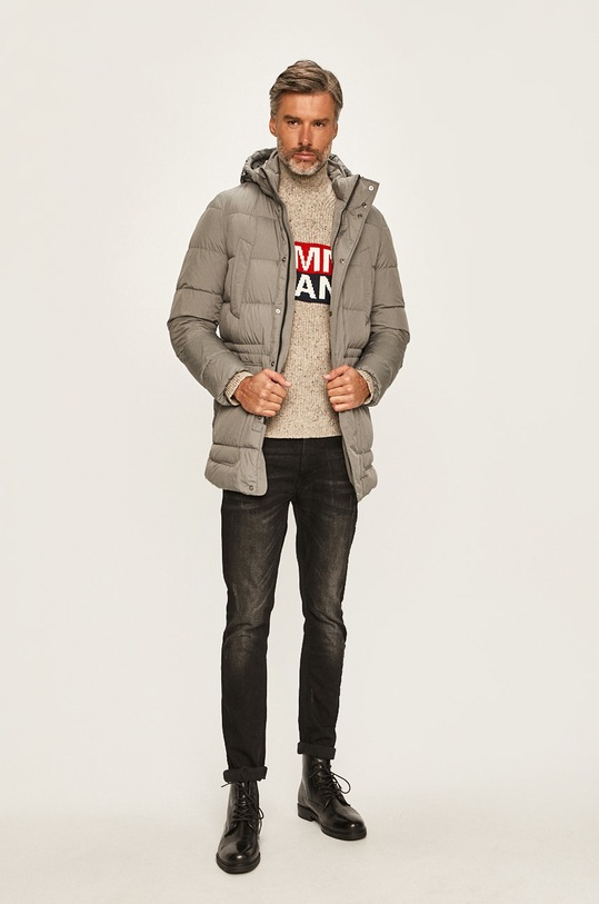 Geox Péřová bunda M9425H.T2570 šedá AW19
