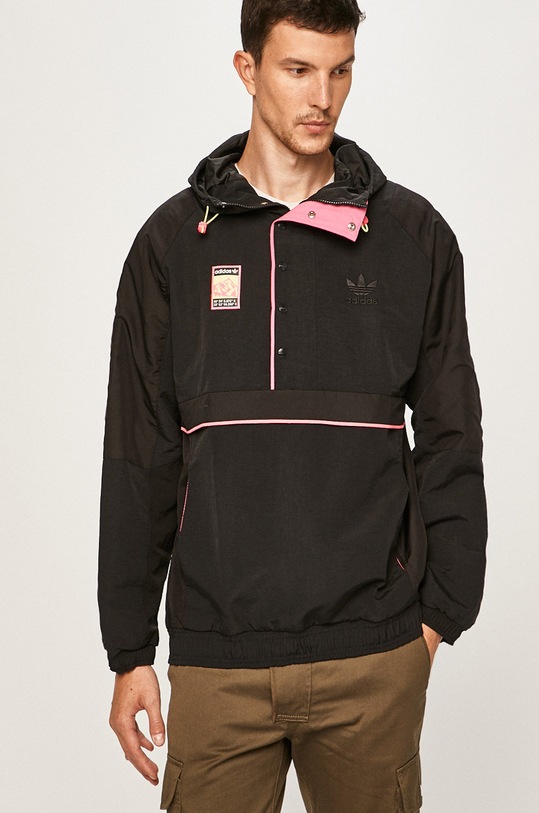 adidas Originals - Rövid kabát FR0597 fekete FR0597