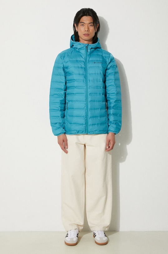 Péřová sportovní bunda Columbia Lake 22 1864562 modrá AW23