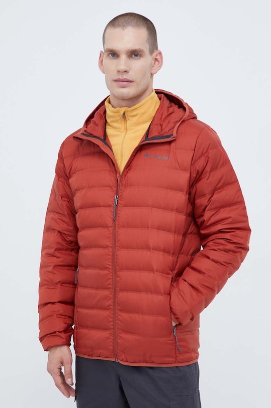 Columbia kurtka sportowa puchowa Lake 22 1864562 czerwony AW23