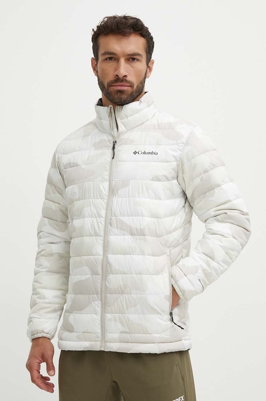 Columbia kurtka sportowa Powder Lite Jkt bez kaptura beżowy 1698001