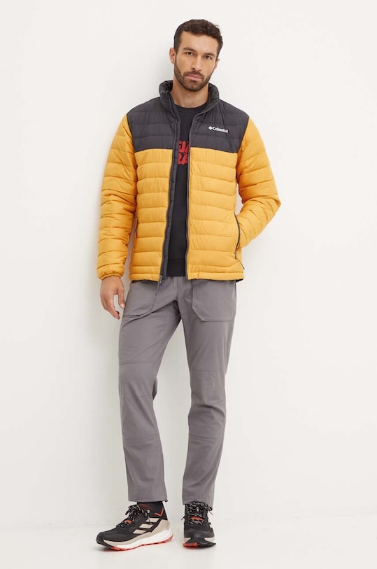 Columbia geacă sport Powder Lite 1698001 galben SS24