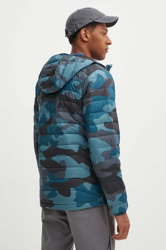 Odzież Columbia kurtka sportowa Powder Lite Hooded Jkt 1693931 niebieski