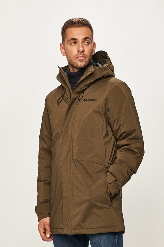 Columbia - Geaca de puf cu captuseala verde 1798832