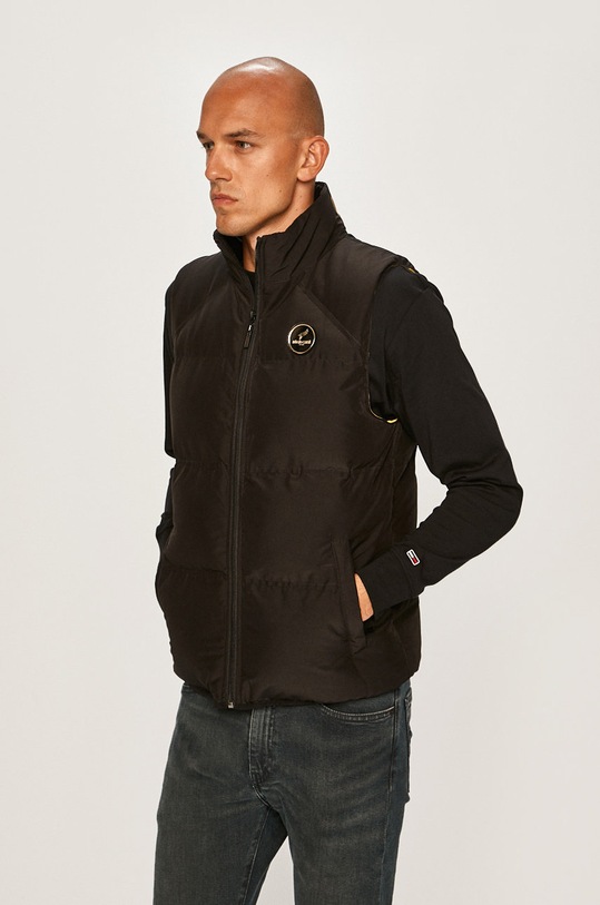 Roberto Cavalli Sport - Vesta cu captuseala negru JYX02J.SB077