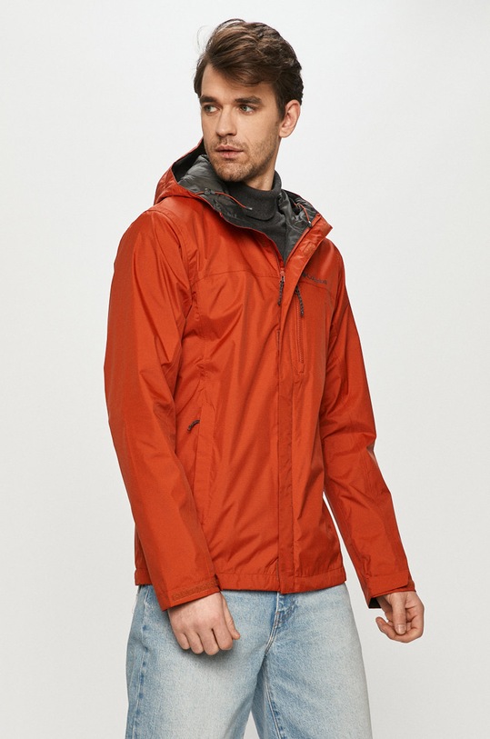 Jakna outdoor Columbia Pouring Adventure Ii bez tople podstave narančasta 1760061