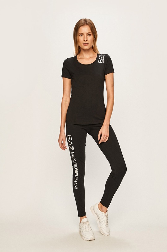 EA7 Emporio Armani - Legginsy TJ01Z.8NTP63 TJ01Z.8NTP63 czarny AW24