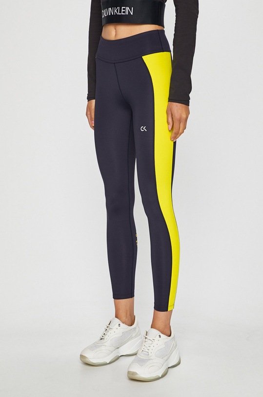Calvin Klein Performance - Legíny beh tmavomodrá 00GWF9L750