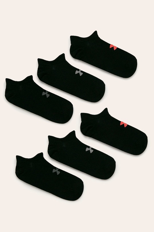 Under Armour - Ponožky (6-pack) 1332981 krátké ponožky černá 1332981