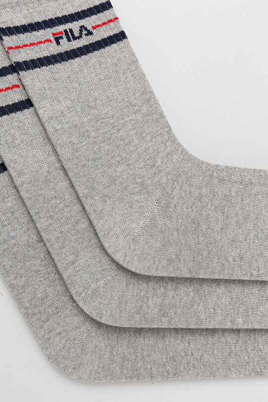 Fila - Ponožky (3-pack) F9092.D šedá AW21