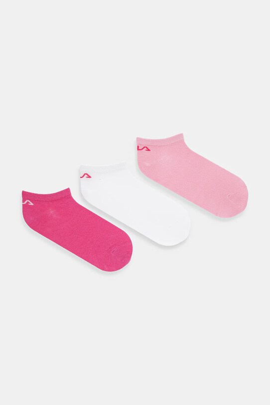 Ponožky Fila (3-pack) krátké ponožky růžová F9100.D