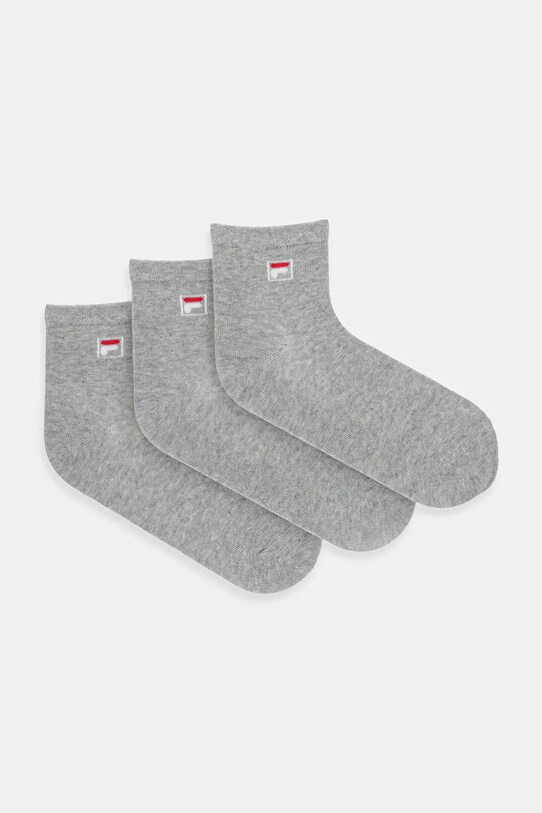 Fila - Носки (3 пары) короткие носки серый F9303.D