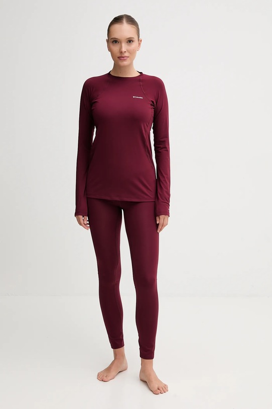 Columbia jambiere funcționale Midweight Stretch 1639031 burgundia AW25