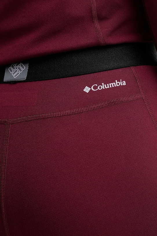 Columbia jambiere funcționale Midweight Stretch burgundia 1639031