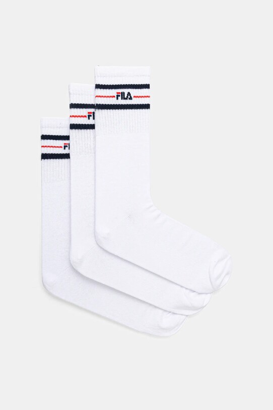 Fila - Ponožky (3 pack) dlhé ponožky biela F9092.M