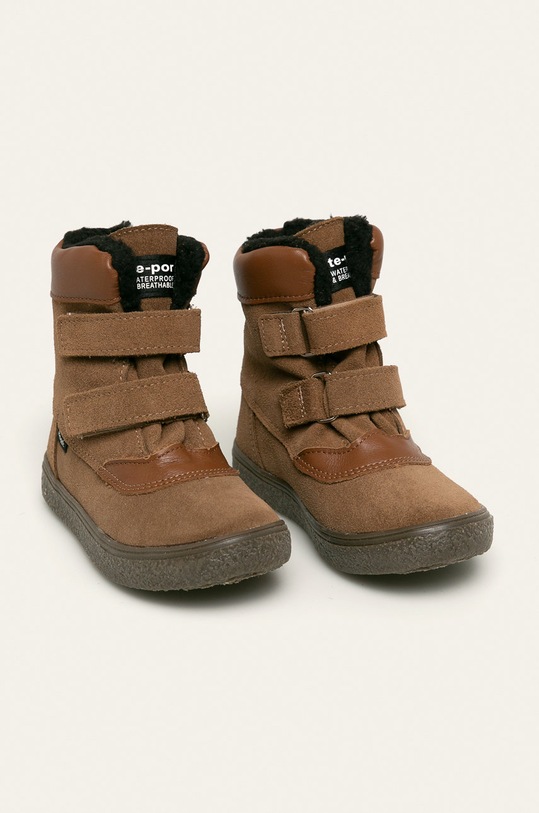 Mrugała - Pantofi copii 7218.9.HILL.chlopiec maro AW19