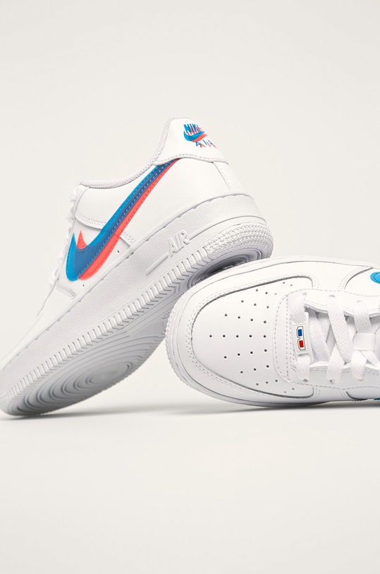 Nike Kids - Detské topánky Air Force 1 Lv8 BV2551 biela