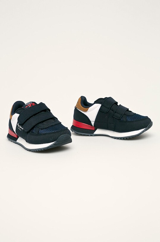 Pepe Jeans - Detské topánky Sydney Basic PBS30421 tmavomodrá AW19