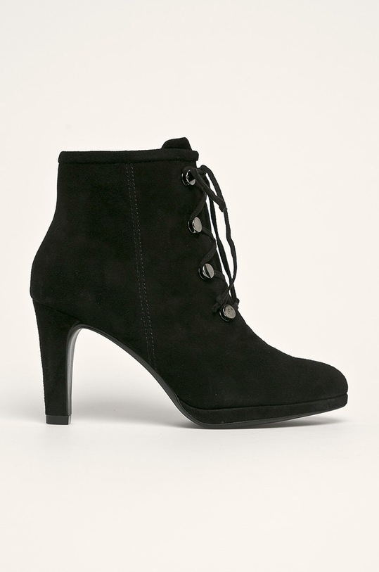 Caprice - Botine cu snur negru 9.9.25103.23.004