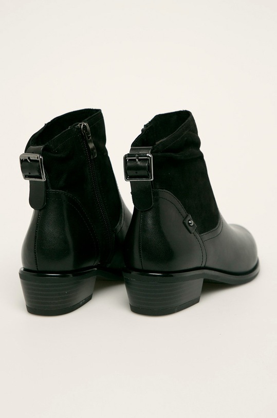 Încălțăminte Caprice - Cizme de piele 9.9.25335.23.019 negru