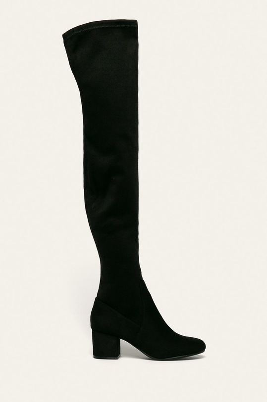 Steve Madden kozaki  Isaac słupek czarny SM11000231