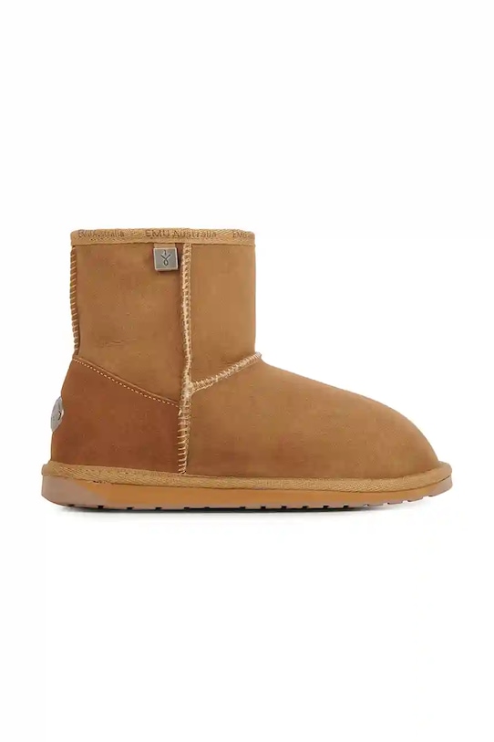 Замшевые сапоги Emu Australia Platinum Stinger Slim Mini замш коричневый WP20003.Platinum.CHE