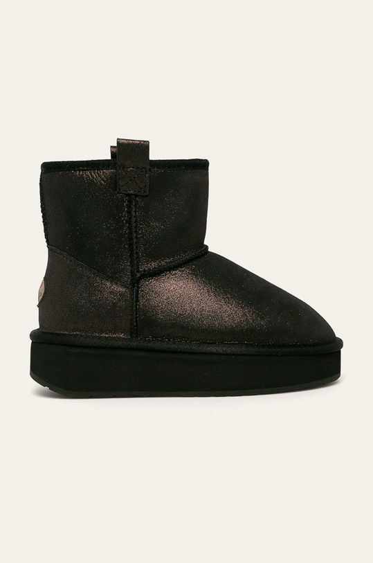 Emu Australia Апрески Foy Flatform Metallic с изолация черен W12065.Foy.Flat.BLK