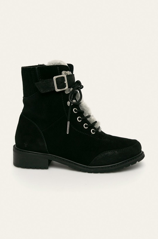 Emu Australia botki Waldron płaski czarny W12049.Waldron.BLK