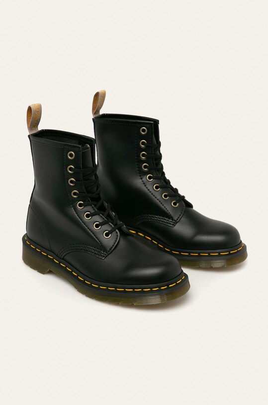 Dr. Martens stivali da motociclista Vegan 1460 DM14045001 nero AA00