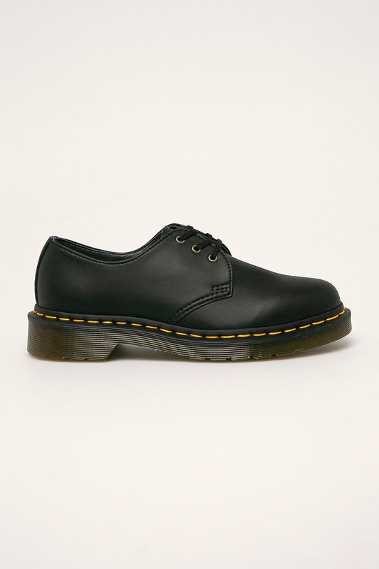 Dr Martens - Poltopánky usňová koža čierna DM14046001