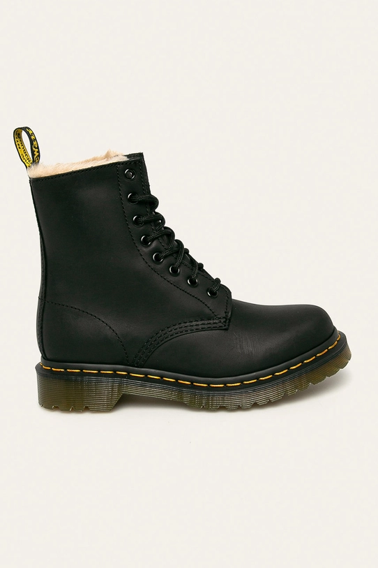 Dr. Martens bocanci de piele cu snur negru DM21797001